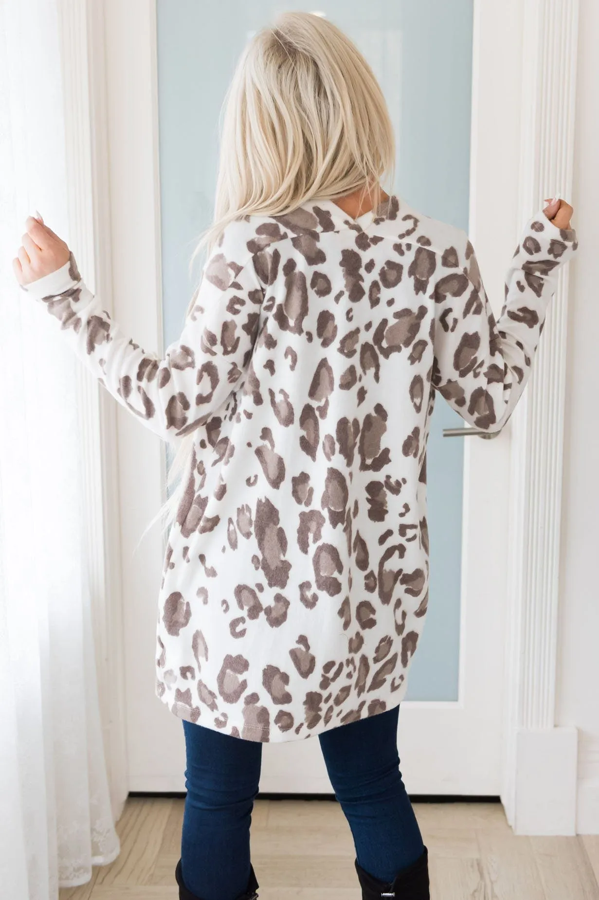 Earn Your Spots Modest Cardigan
