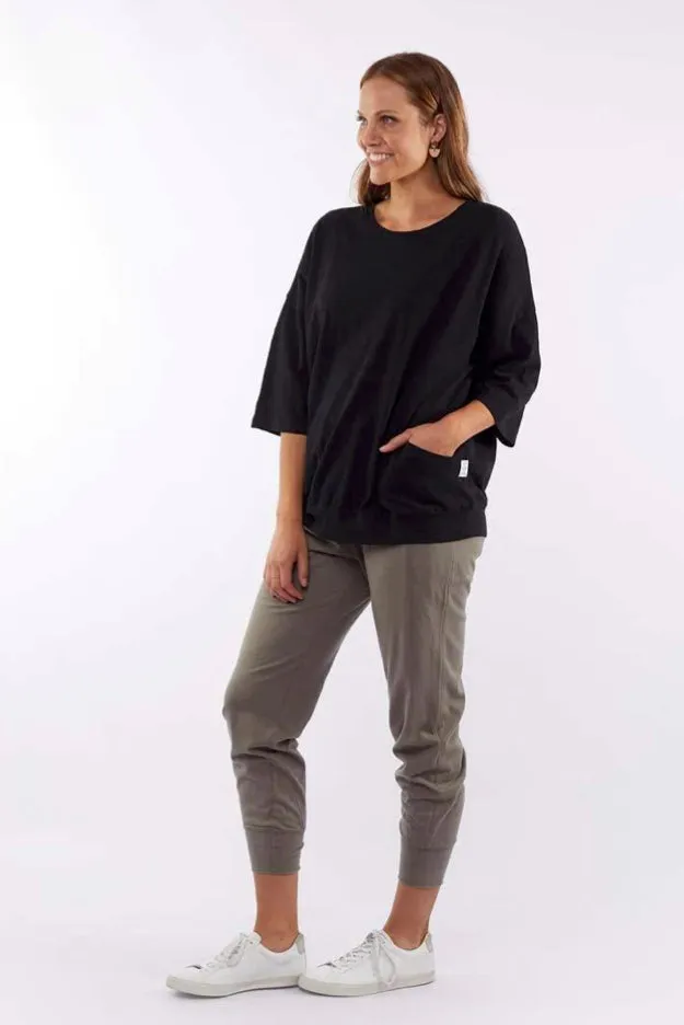 Elm Fundamental Mazie Sweat- Black
