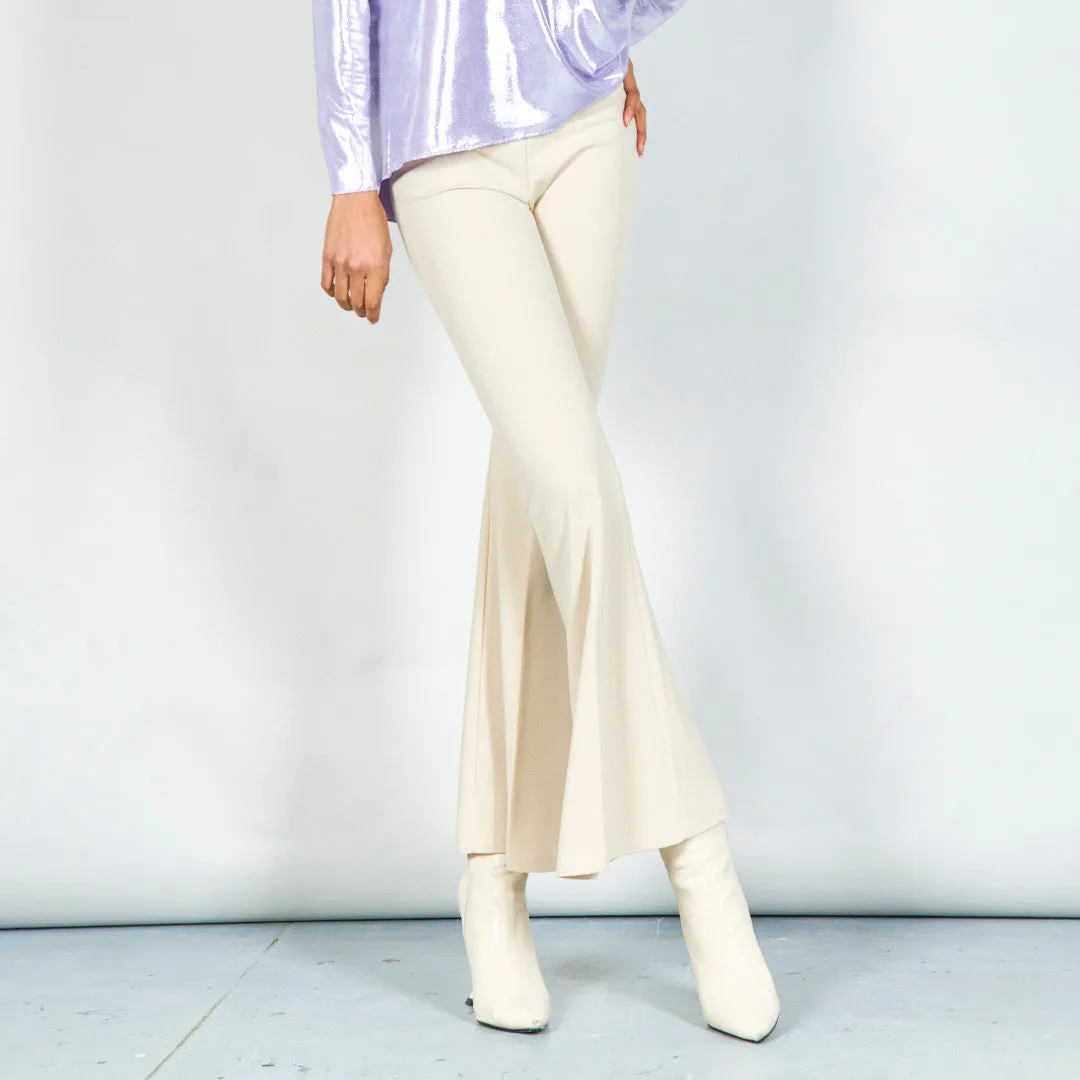 Flared high-waist trousers wholesale