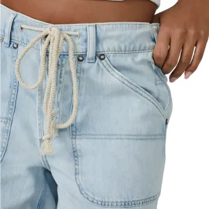 Free People Second Chances Pull-On Shorts Moonstone