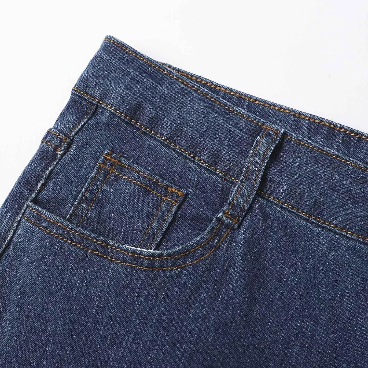 FZVYD Womens Wide Leg Jeans High Waisted Stretchy Trendy Casual Work Denim Pants Trousers Stretch Loose Trousers with Pockets