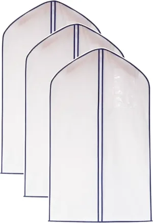 Garmet Bags, Suit Bag, Equipped with a Transparent Business Card Holder, Transparent Window, Suitable for Suits, Jackets, Shirts(61x137cm x54in)