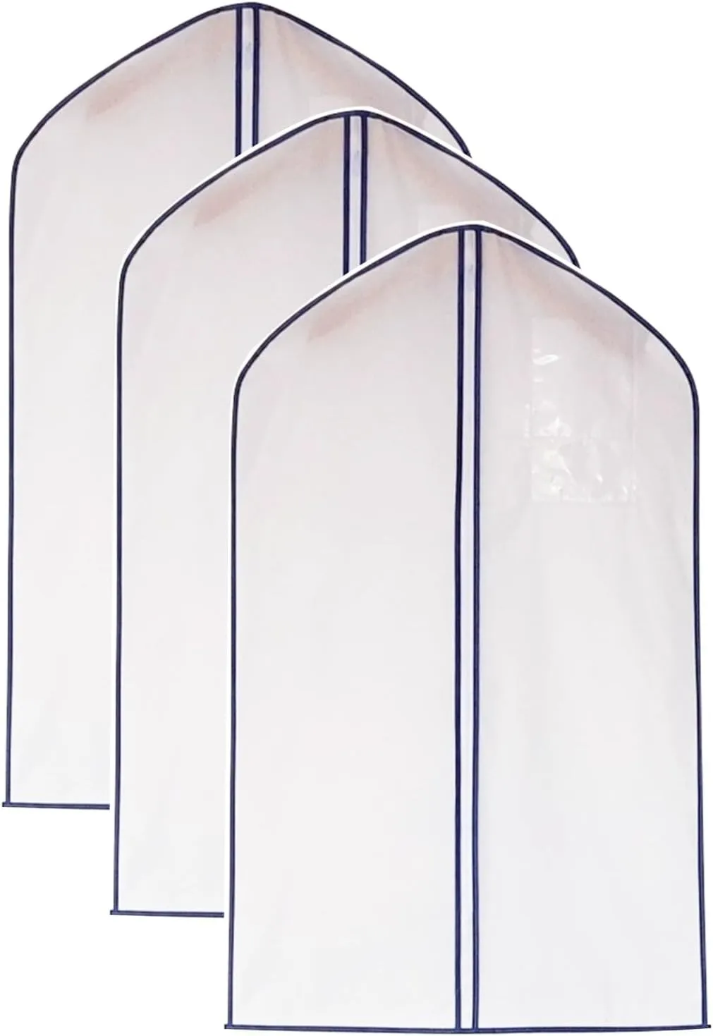 Garmet Bags, Suit Bag, Equipped with a Transparent Business Card Holder, Transparent Window, Suitable for Suits, Jackets, Shirts(61x137cm x54in)