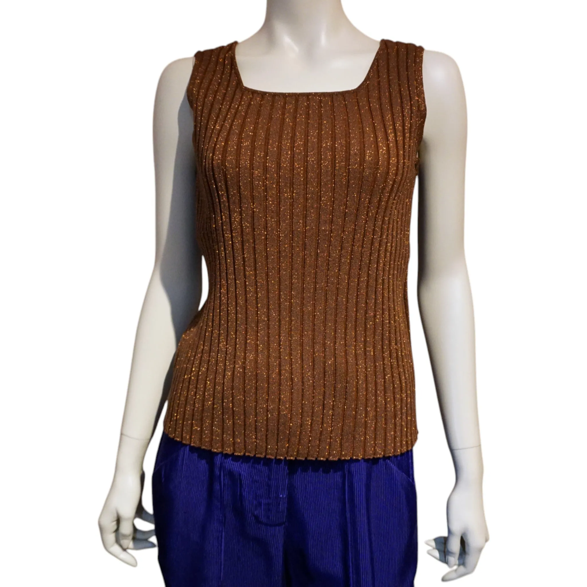 Glitter Rib Tank