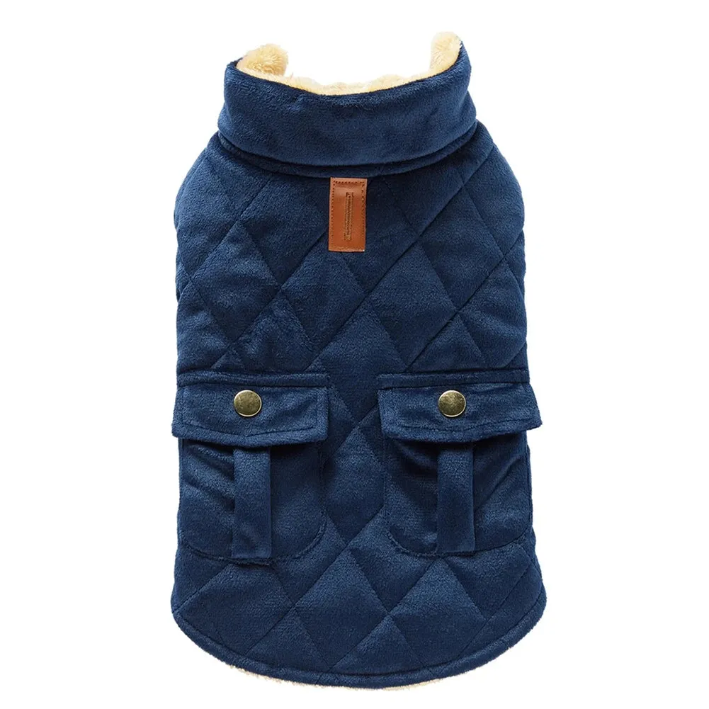 HarnessedWarmth™ Dog Jacket Vest - Winter Coat with Built-in Harness