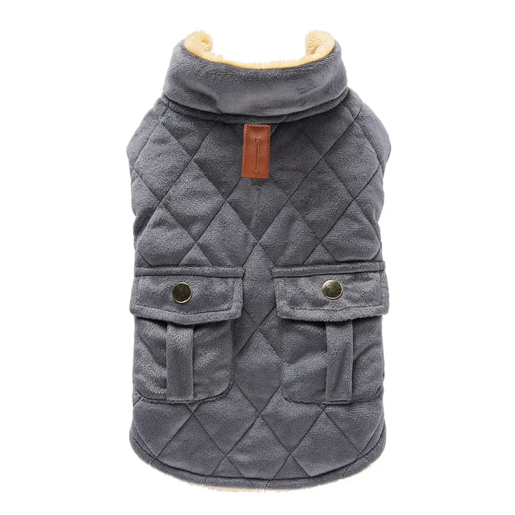 HarnessedWarmth™ Dog Jacket Vest - Winter Coat with Built-in Harness