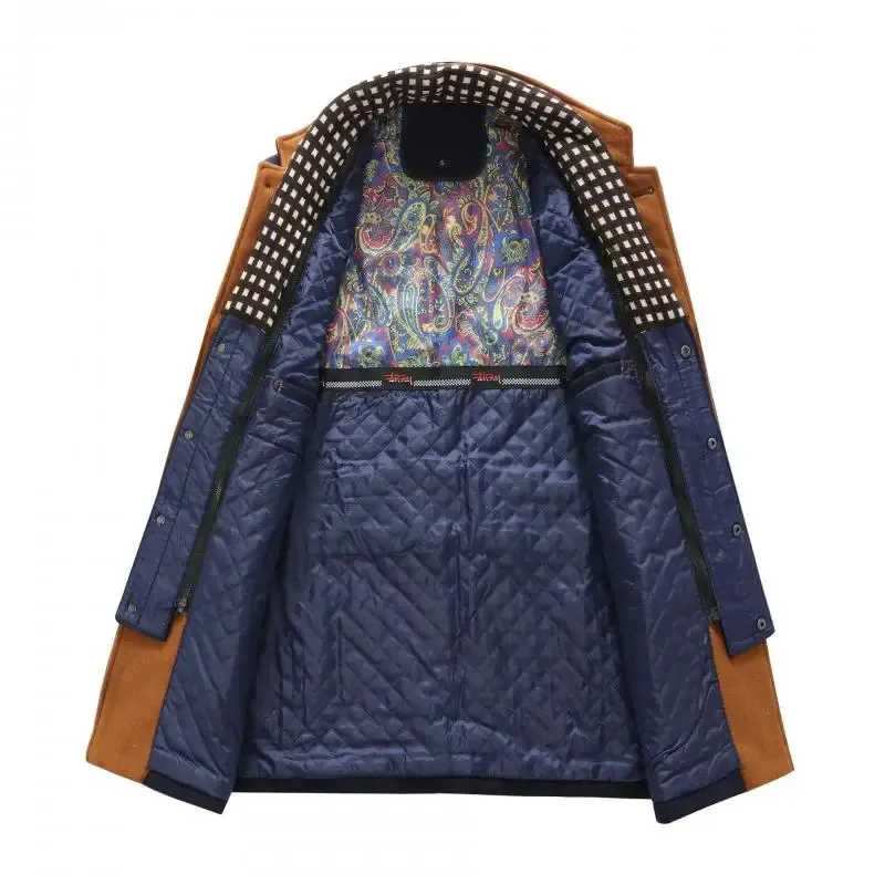 Herren-winterjacke - warm und stylisch mit stehkragen