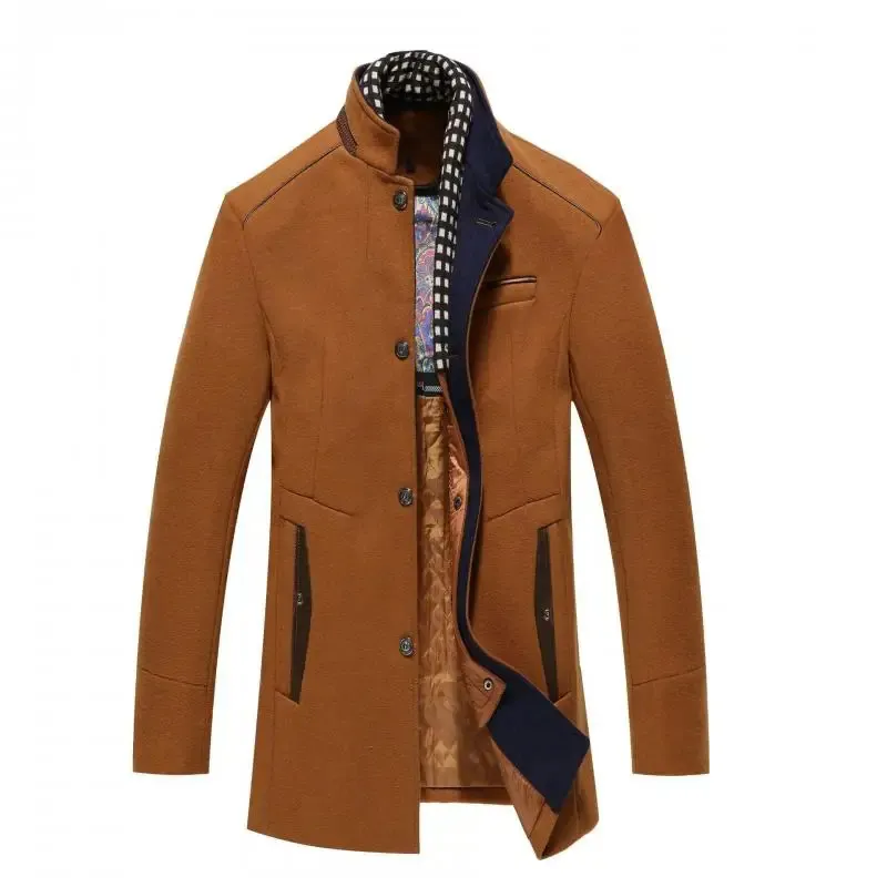 Herren-winterjacke - warm und stylisch mit stehkragen
