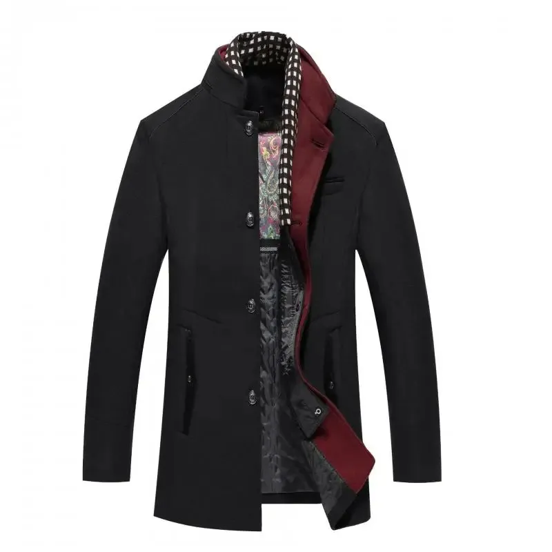 Herren-winterjacke - warm und stylisch mit stehkragen