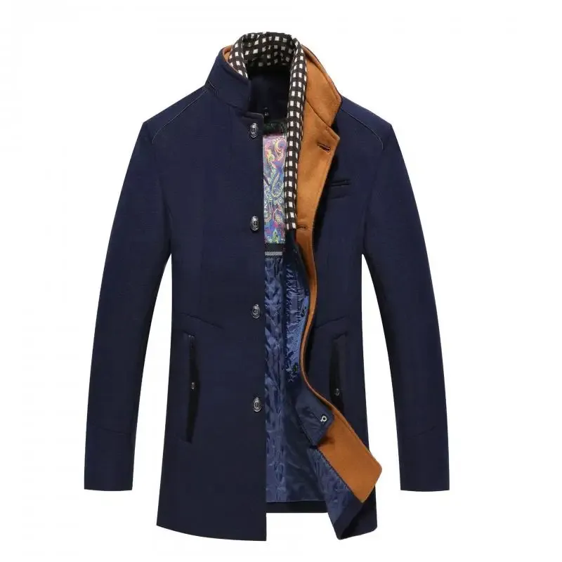 Herren-winterjacke - warm und stylisch mit stehkragen