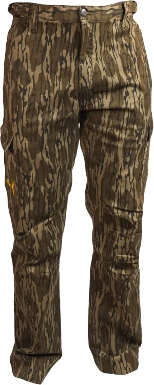 HOT SHOT Mens Camo Performance Pant, Multi-Pocket Adjustable Waist Pants, Comfortable Year-Round Deer Hunting Gear for Men