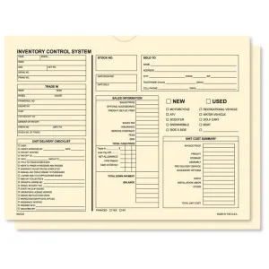 Inventory Control Deal Jackets (Package of 500)