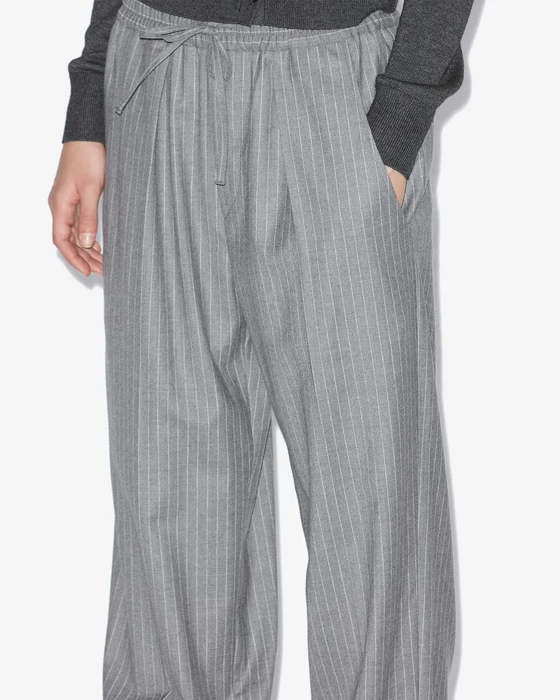 ISABEL MARANT GREY LISKA PANTS