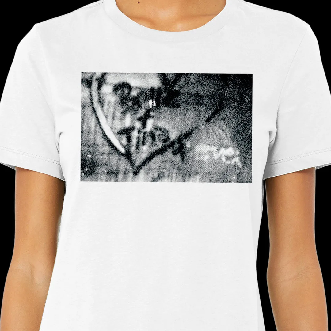 Jennifer Beals' "Bette & Tina 4 Ever" Tee in White