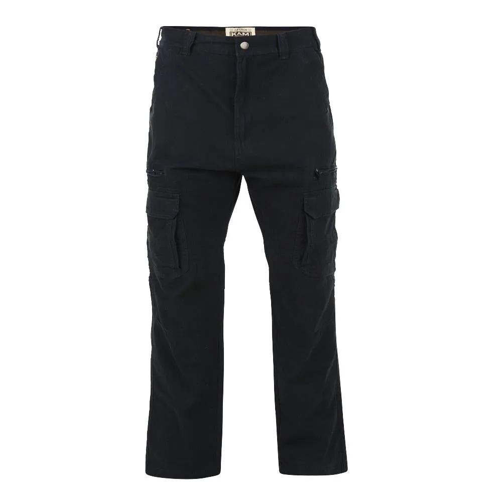 Kam Men's Big Size Heavy Duty Cargo Trousers (118) Waist 40" to 60"
