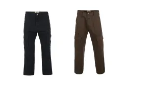 Kam Men's Big Size Heavy Duty Cargo Trousers (118) Waist 40" to 60"