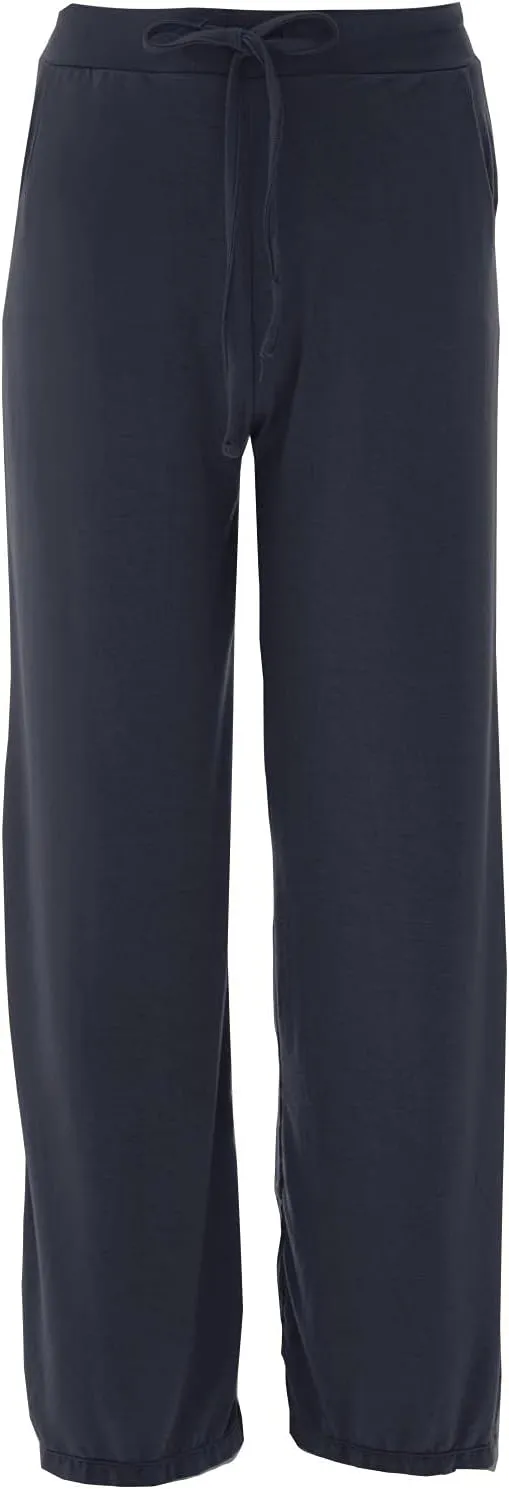 KICKEE Womens Solid Color Lounge Pants, Extra Soft Viscose from Bamboo, Comfortable Loungewear for Women