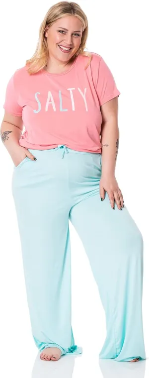 KICKEE Womens Solid Color Lounge Pants, Extra Soft Viscose from Bamboo, Comfortable Loungewear for Women