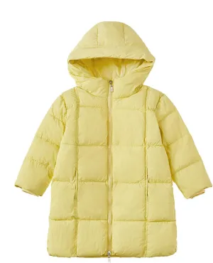 Kids Toddler Baby Girls Boys Winter Warm Thick Solid Cotton Long Sleeve Padded Jacket Coat Youth Jackets