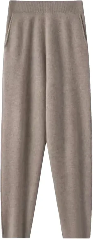 Lady Knitted Loose Outerwear Harem Pants Versatile Harem Pants Slimming Trousers