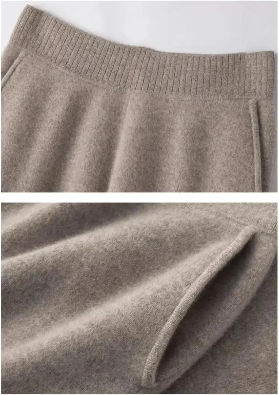 Lady Knitted Loose Outerwear Harem Pants Versatile Harem Pants Slimming Trousers
