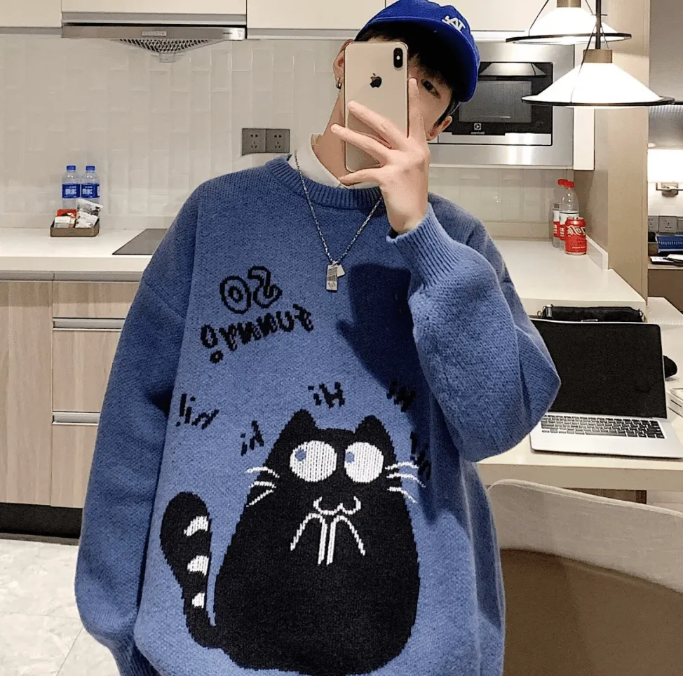 Loose Knitwear for Autumn & Winter – Casual Wild Style Sweaters
