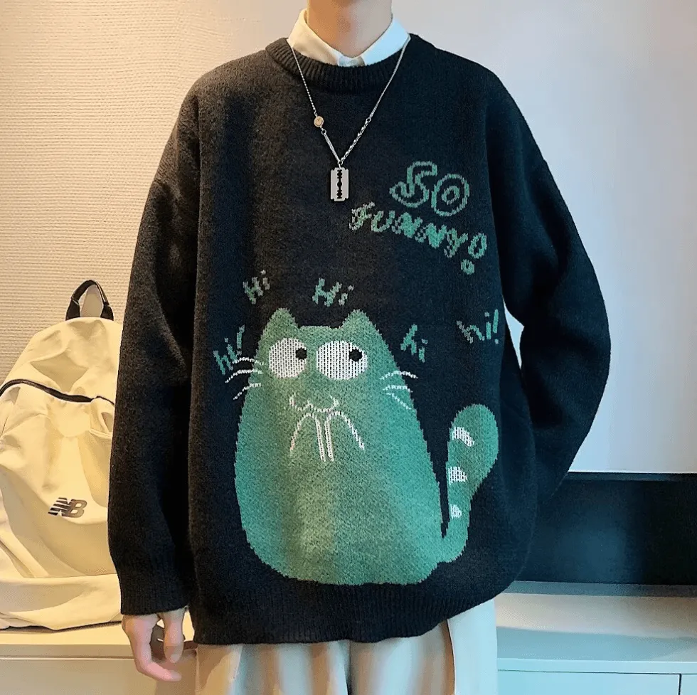 Loose Knitwear for Autumn & Winter – Casual Wild Style Sweaters