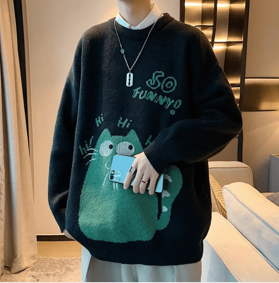 Loose Knitwear for Autumn & Winter – Casual Wild Style Sweaters