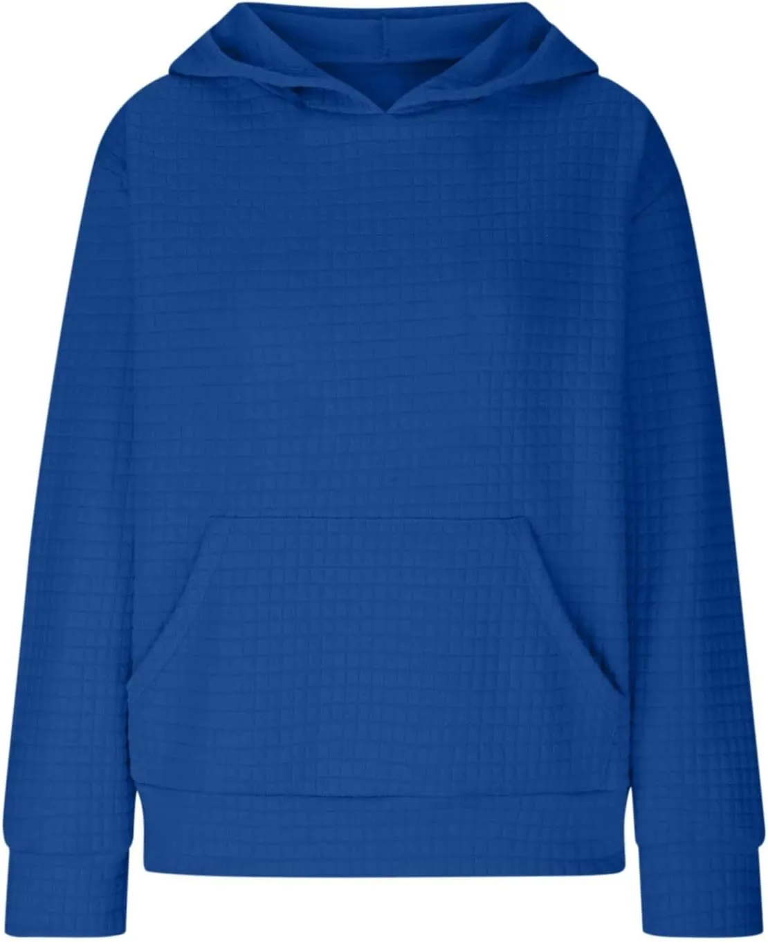 LRMQS Cute Hoodies for Teen Girls Trendy Preppy Waffle Hooded Sweatshirts Oversized Long Sleeve Sweater Tween Girl Clothes
