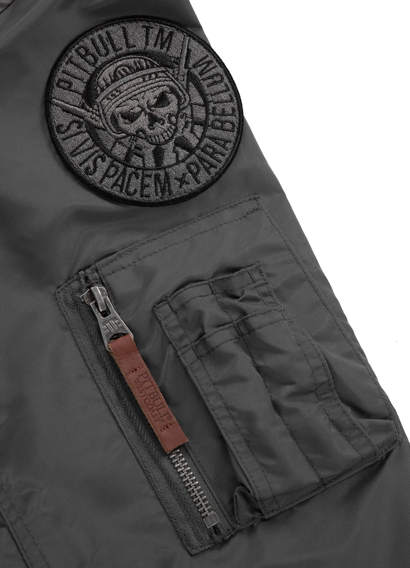 MA-1 Logo Bomber Jacket - Gray
