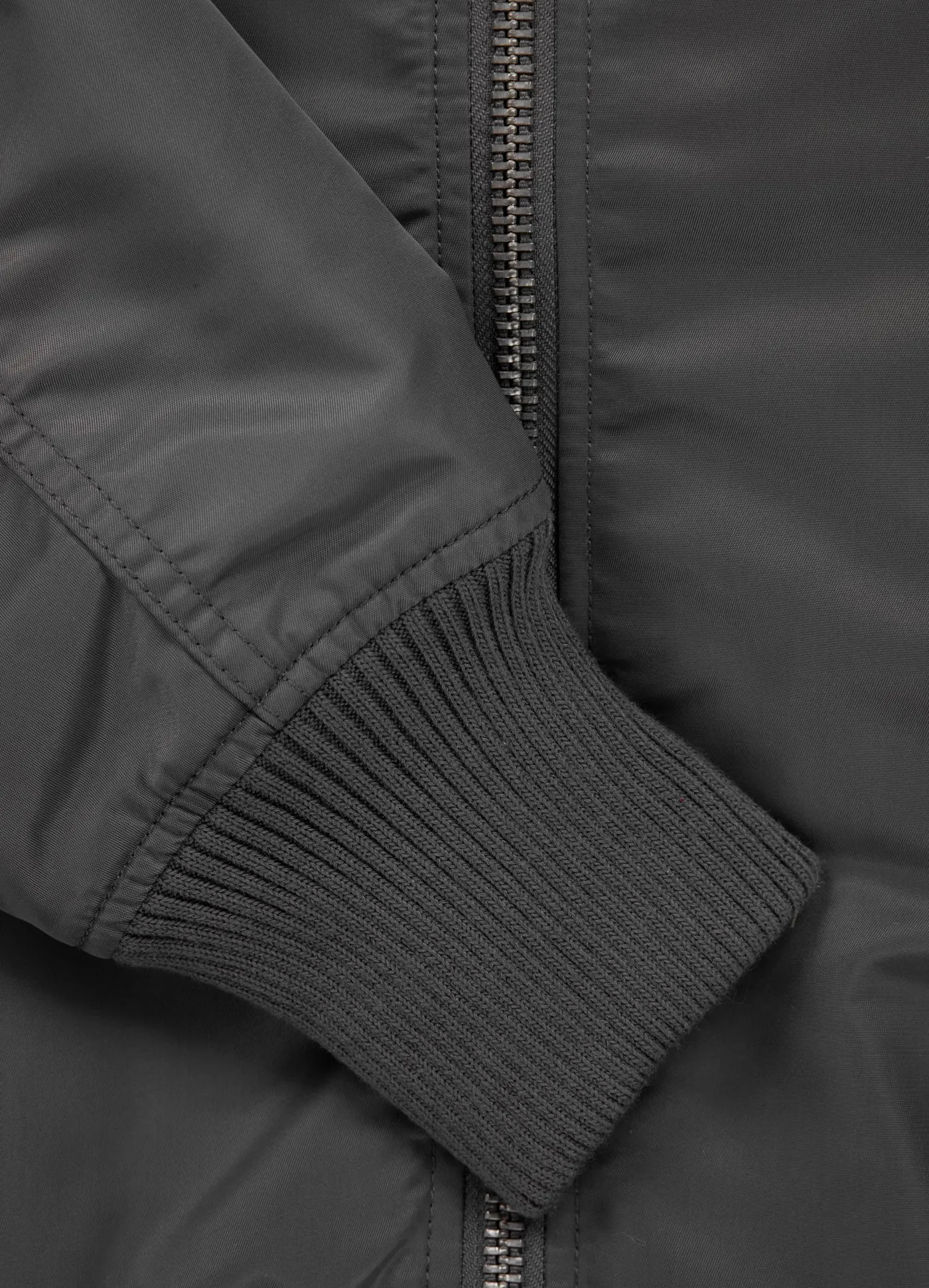 MA-1 Logo Bomber Jacket - Gray