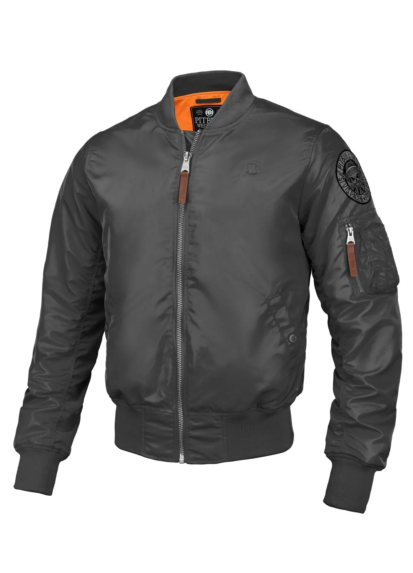 MA-1 Logo Bomber Jacket - Gray