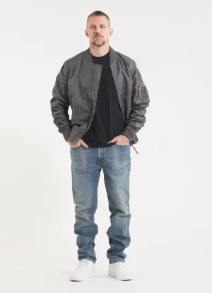 MA-1 Logo Bomber Jacket - Gray