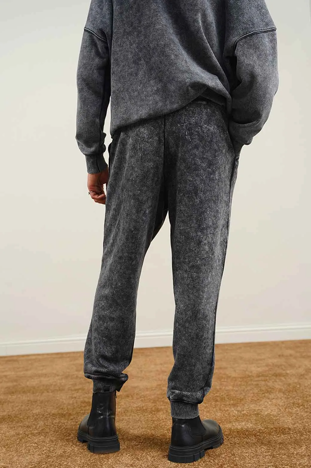 MARBLE WASH JOGGER PANTS