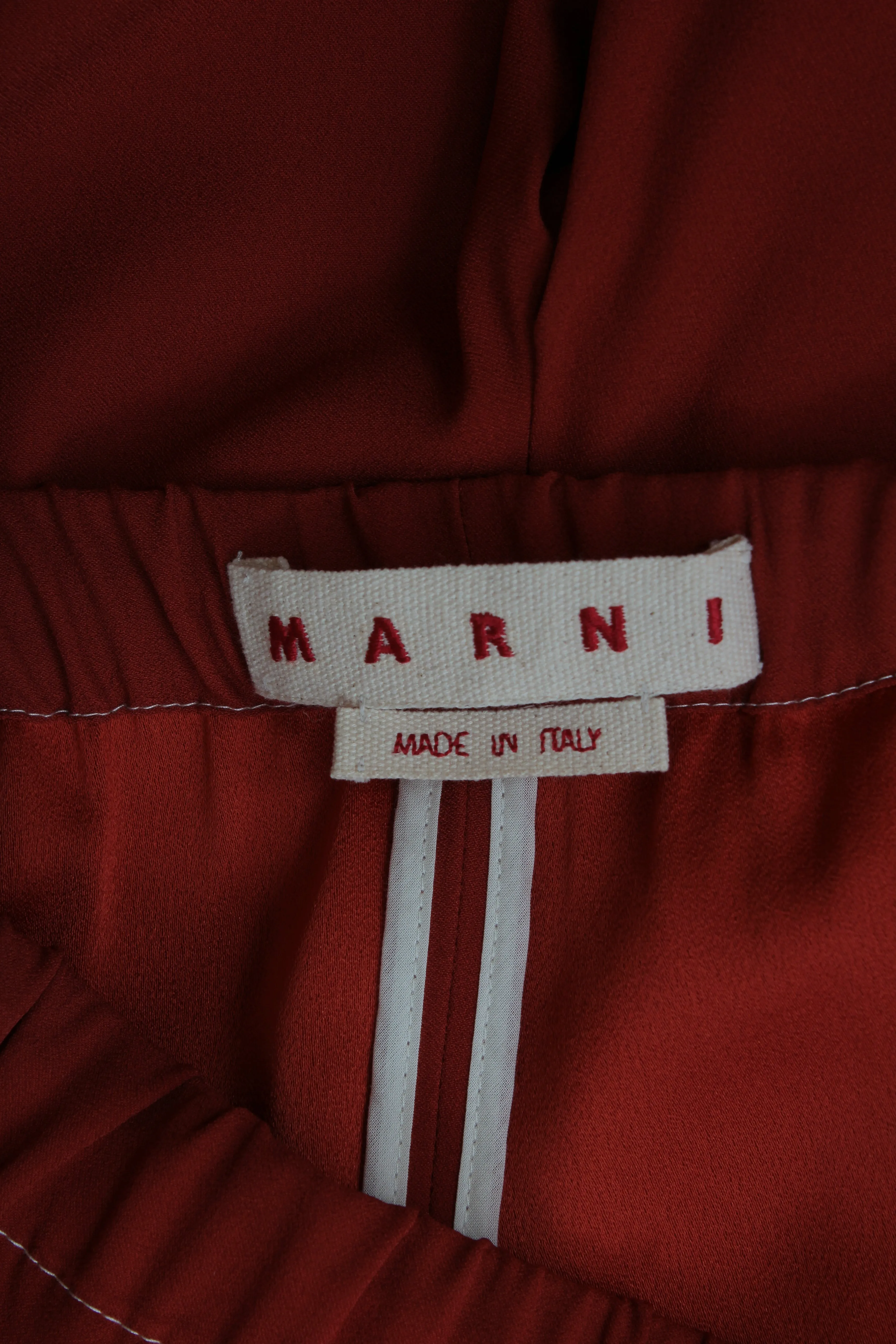 Marni Cropped Elasticated Trousers