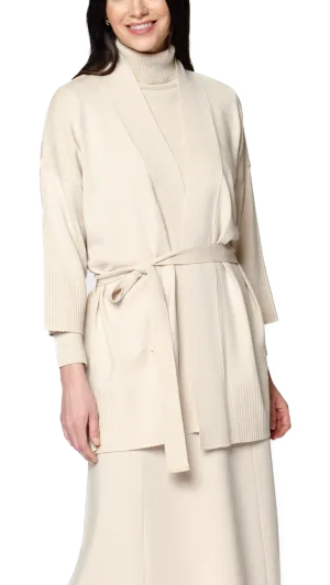 Martina Flat-Knit Vest - Beige Melange