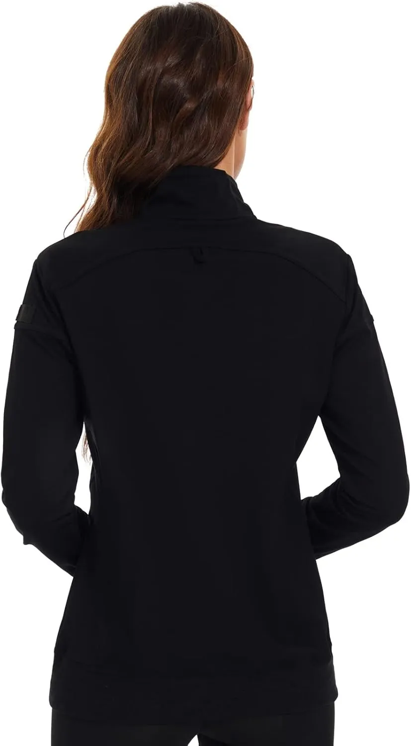 Meanzoo Women's Scrubs Jacket Zip Front Warm-up Jacket