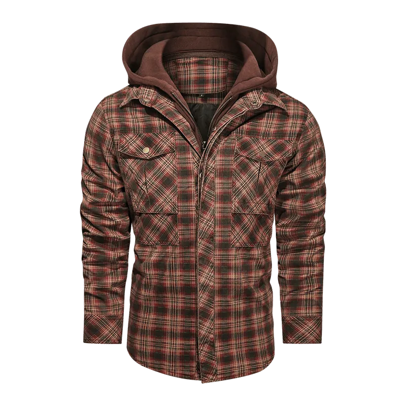 Men Warm Jacket Fleece Thick Autumn Winter Detachable Hoodies Jackets Men Slim Fit Men Clothing