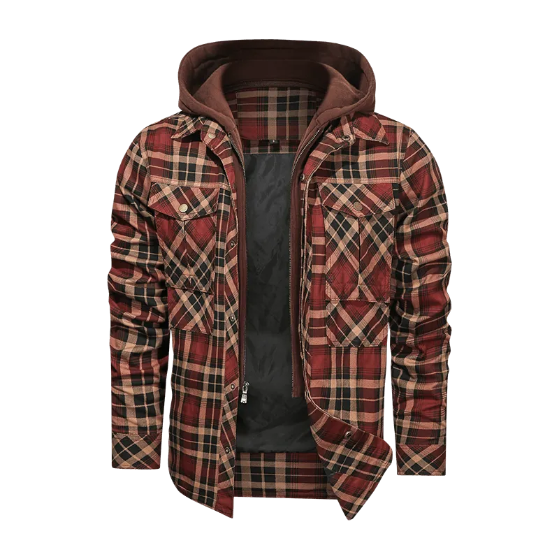 Men Warm Jacket Fleece Thick Autumn Winter Detachable Hoodies Jackets Men Slim Fit Men Clothing