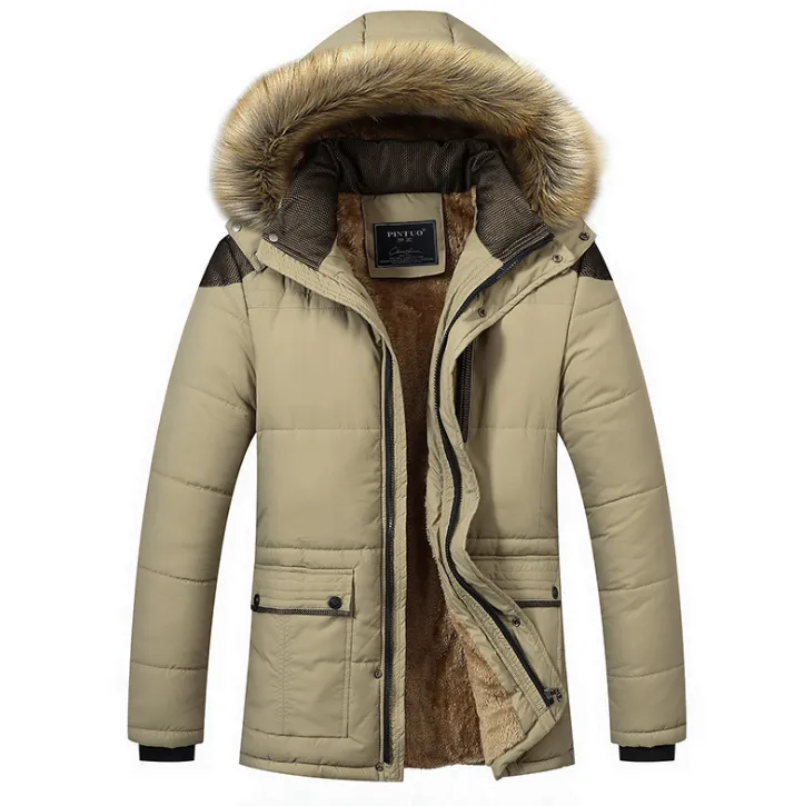 Men's Hooded Winter Warm Jacket
