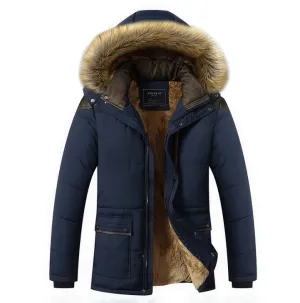 Men's Hooded Winter Warm Jacket