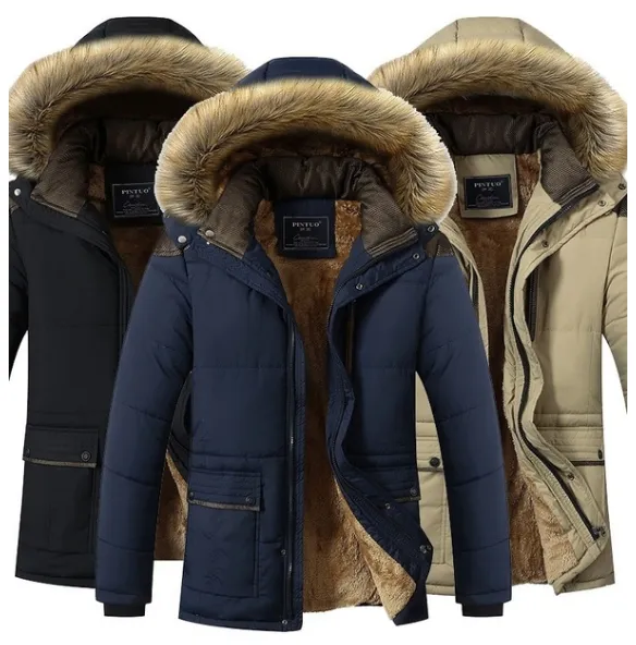 Men's Hooded Winter Warm Jacket