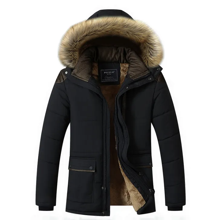 Men's Hooded Winter Warm Jacket