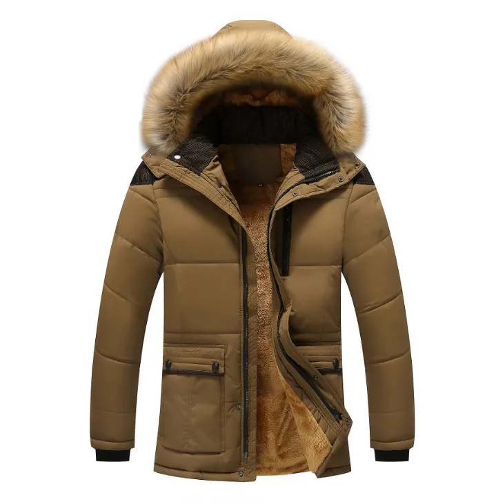 Men's Hooded Winter Warm Jacket