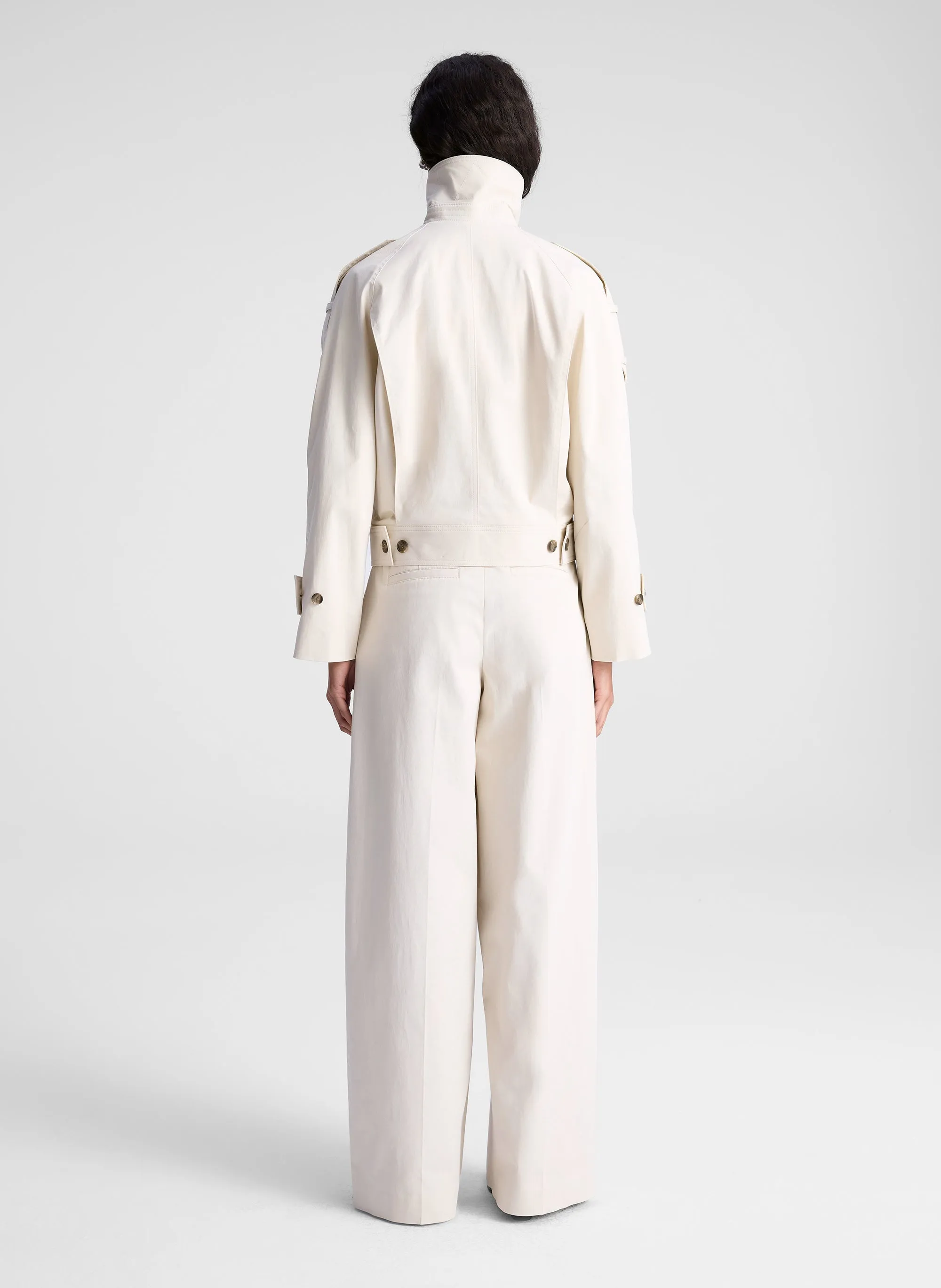 Miles Cropped Trench Jacket