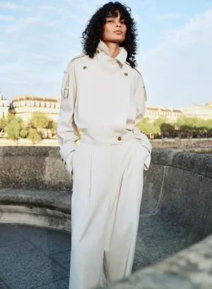 Miles Cropped Trench Jacket