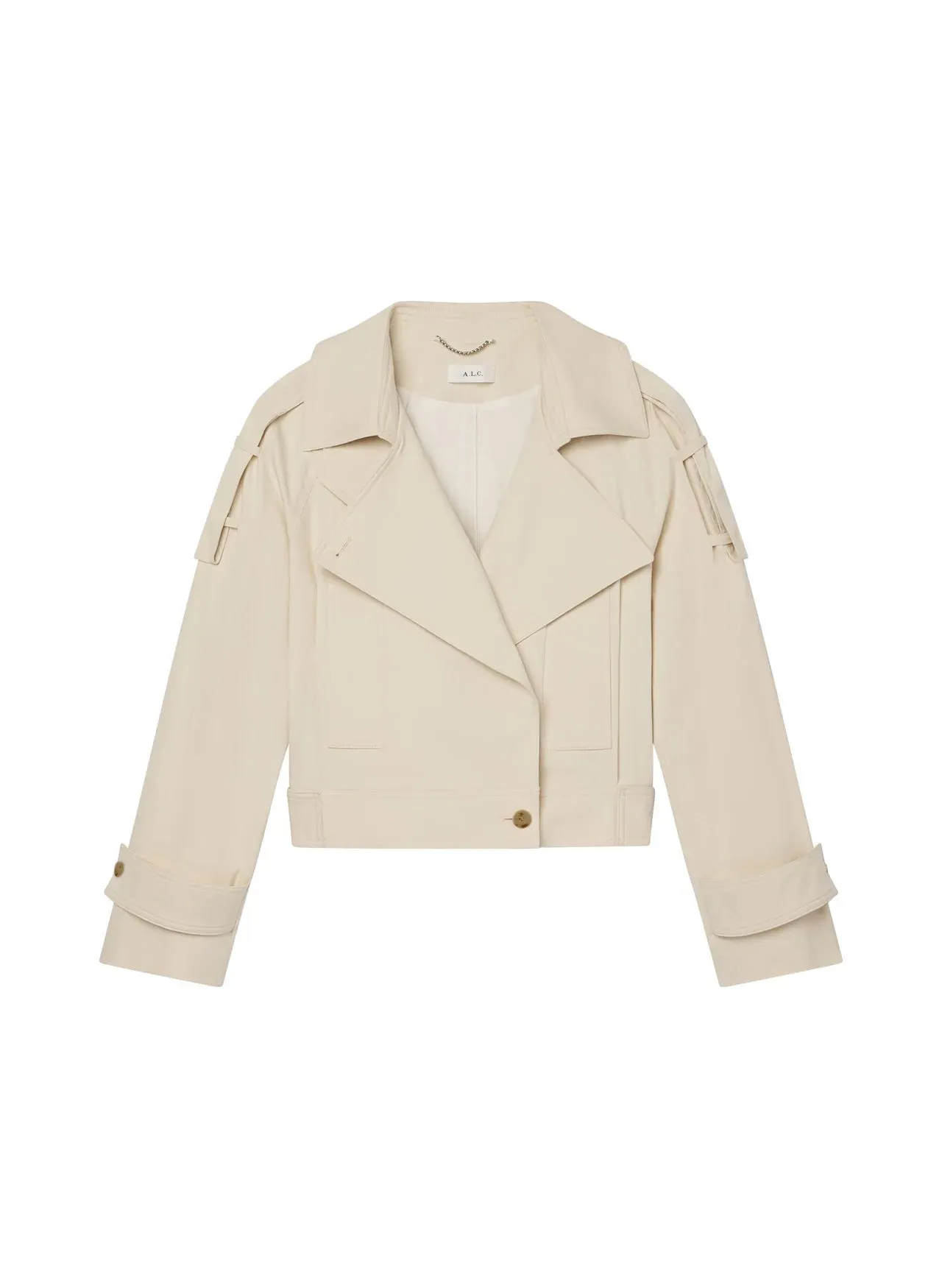 Miles Cropped Trench Jacket