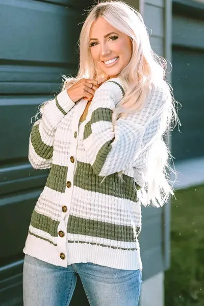 Miley Striped Cardigan