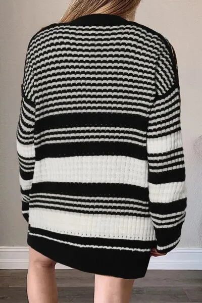 Miley Striped Cardigan