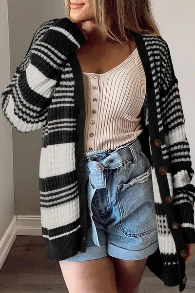 Miley Striped Cardigan